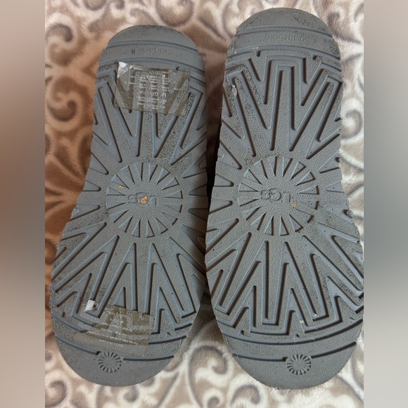 UGG Discoquette Genuine Shearling Slide Slipper Light Grey Women’s - Picture 5 of 6